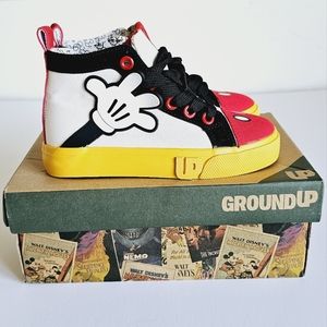 Disney Kids Sneakers - Red, Yellow, Black, White